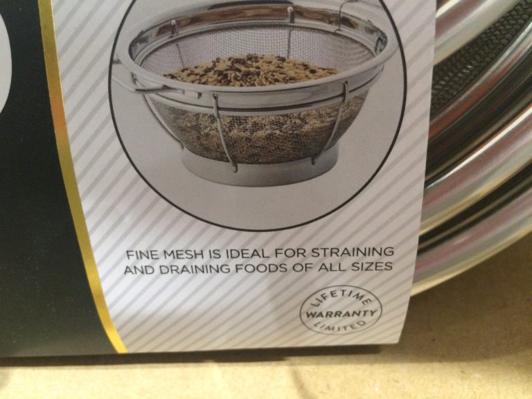 Costco1136438Sabatier3PKStainlessSteelMeshColanderspart2 CostcoChaser