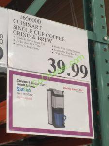 Costco-1656000-Cuisinart-Single-Cup-Grind-Brew-tag
