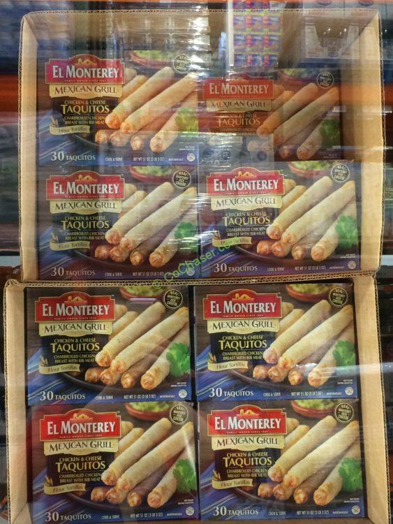 EL Monterey Chicken Taquitos 30 Count Box CostcoChaser
