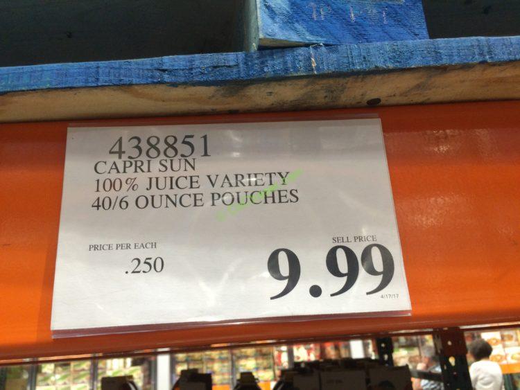 Costco438851CapriSun100JuiceVarietytag CostcoChaser