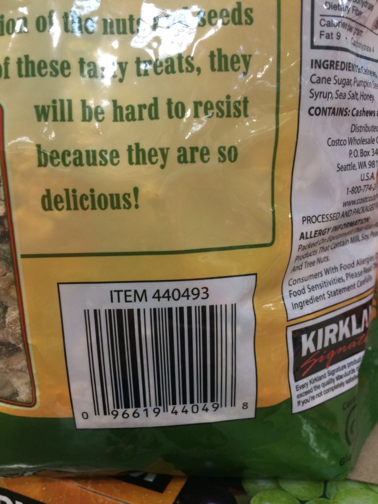 Costco440493KirklandSignatureCashewClusterbar CostcoChaser