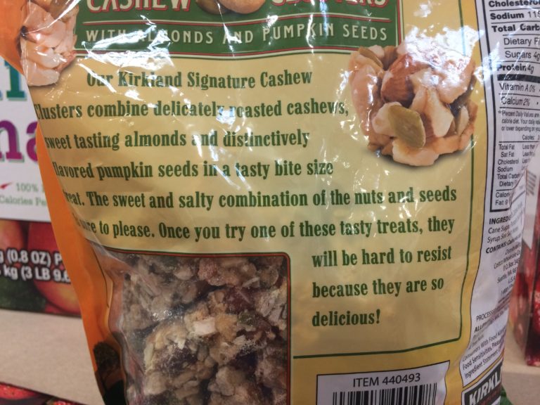 Costco440493KirklandSignatureCashewClusterinf CostcoChaser