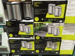 Costco-709890-Sensible-Eco-Lliving-8L-Stainless-Steel-Step-Trash-Can-all