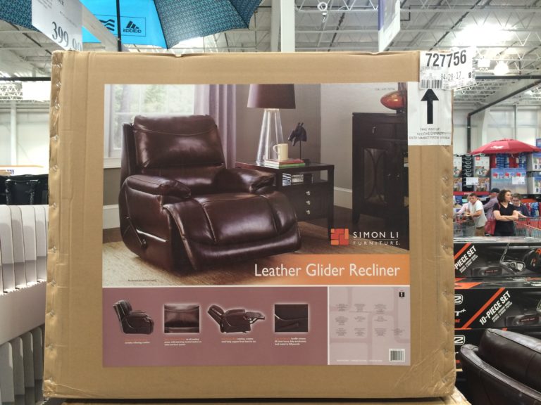 Simon Li Leather Glider Recliner CostcoChaser