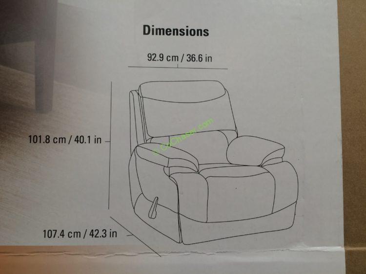 Simon Li Leather Glider Recliner CostcoChaser