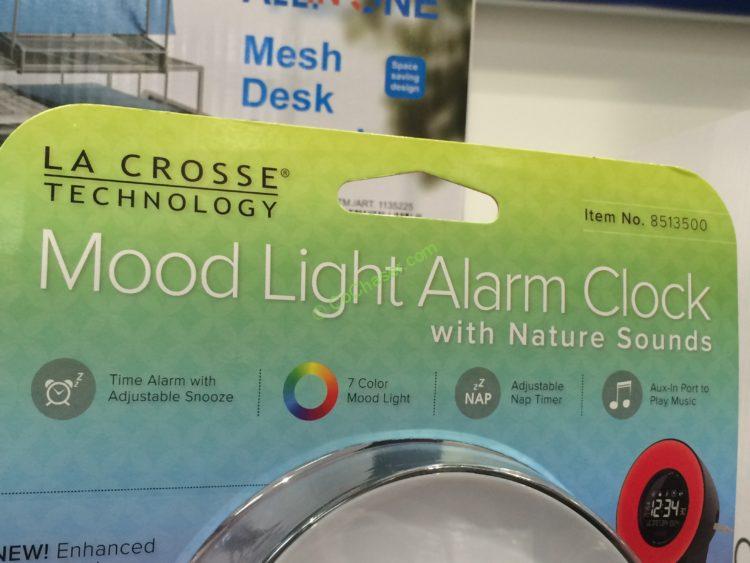 Costco8513500LaCrosseMoodLightColorLCDAlarmClockname