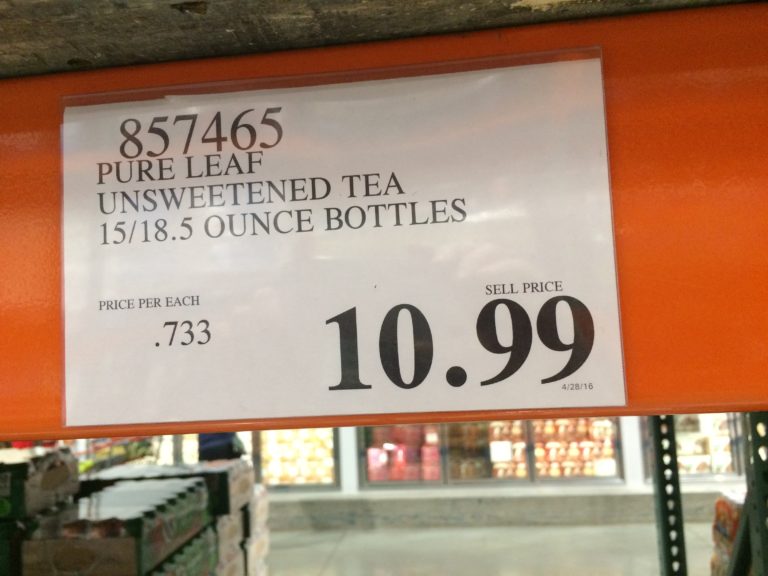 Costco857465PureLeafUnsweetenedTeatag CostcoChaser