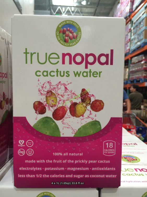 True Nopal Cactus Water 4 /33.8 Ounce Bottles