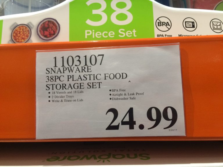 Snapware 38PC Plastic Total Solutions Food Storage Set CostcoChaser