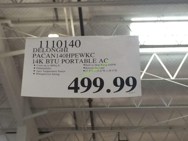 costco-1110141-Delonghi-Pacan140HPEWKC-14K-BTU-Portable-AC-tag