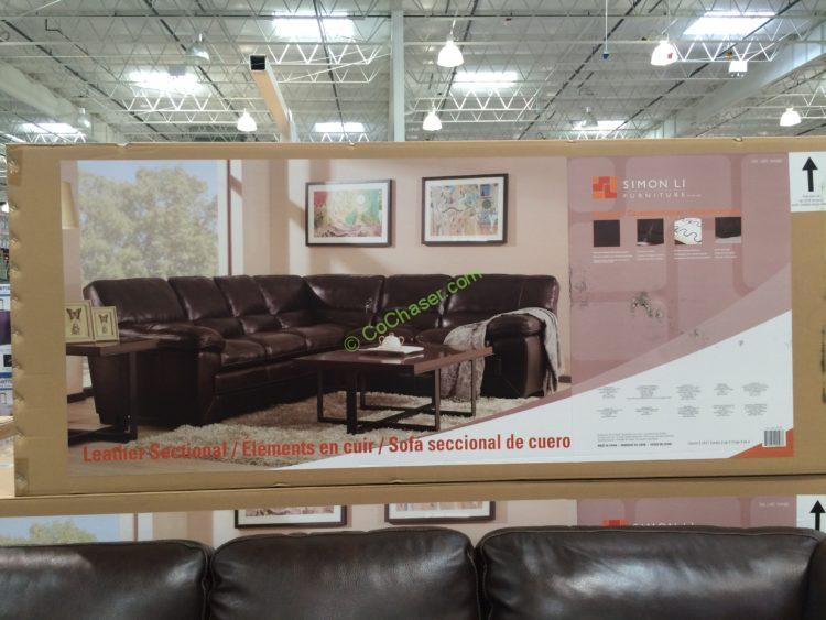 Simon Li Leather Sectional CostcoChaser