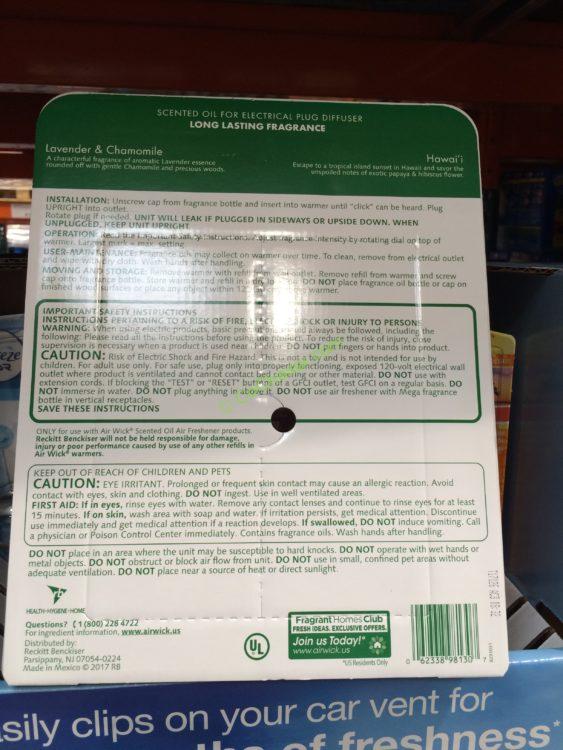 AirWick Scented Oils 1 Warmer + 9 Refills CostcoChaser