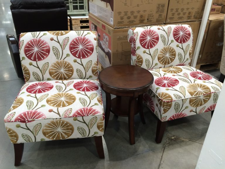 AVE SIX 3PC Chair and Table Set CostcoChaser