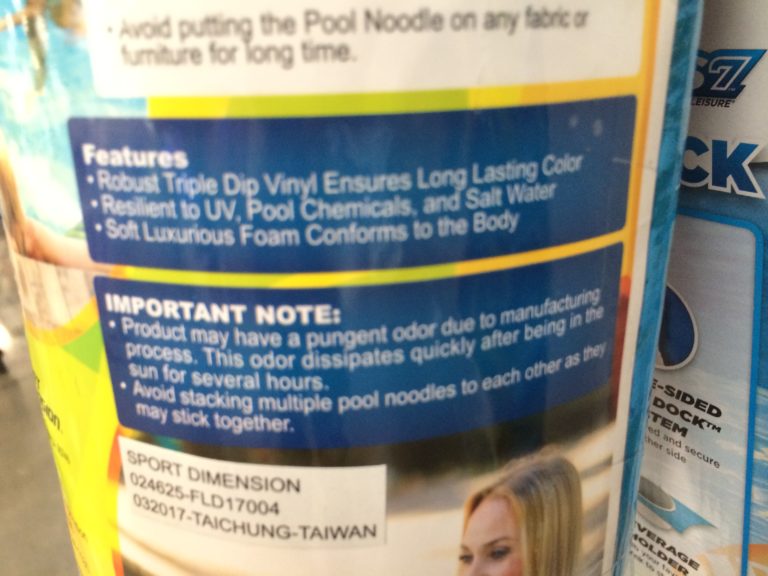 Costco1103072LuxuryDippedHeavyDutyPoolNoodlespec CostcoChaser