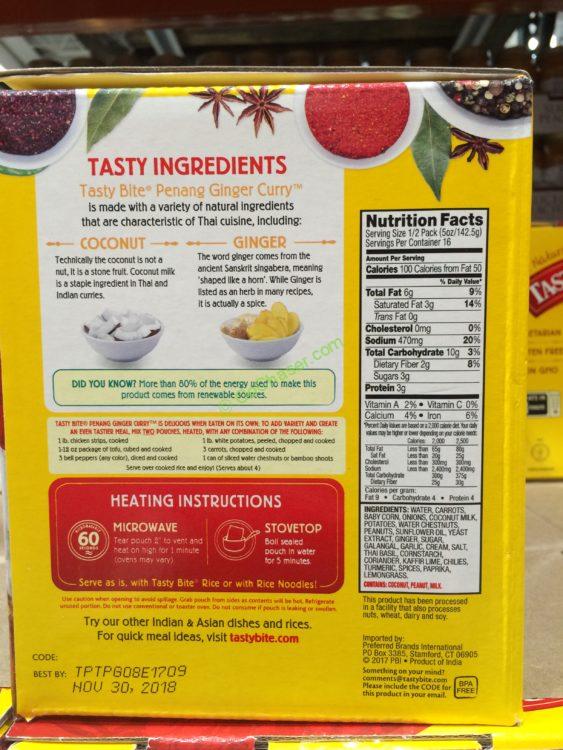 Costco1134291TastyBiteThaiGingerCurrybag CostcoChaser