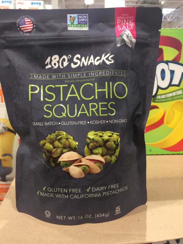 180 Snacks Pistachio Squares 16 Ounce Bag CostcoChaser