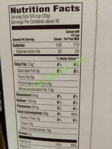 Costco-190235-Post-Honey-Bunches-of-Oats-chart