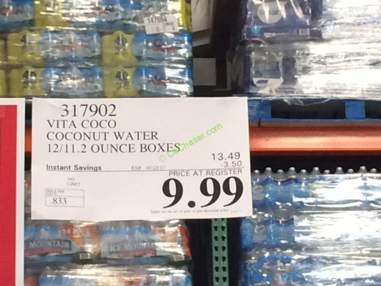 Vita COCONUT Water 12/11.2 Ounce Boxes CostcoChaser