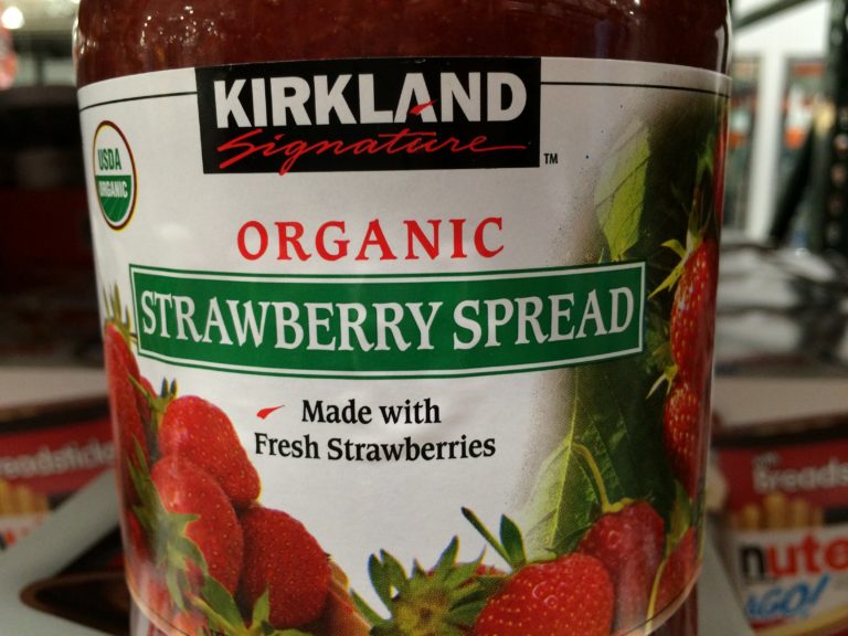Kirkland Signature Organic Strawberry Spread 42 Ounce Jar CostcoChaser