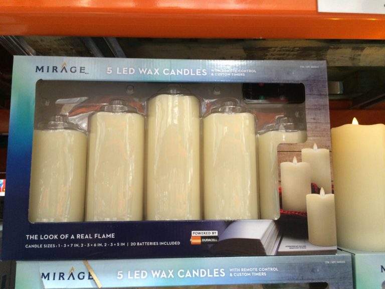 Costco44422225PKLEDLookofMovingFlameCandleMiragebox