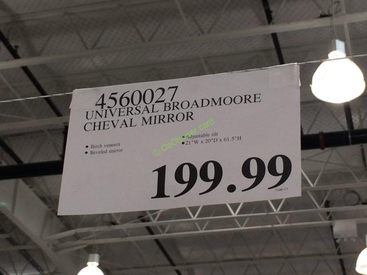 Costco-4560027-Universal-Broadmoore-Cheval-Mirror-tag