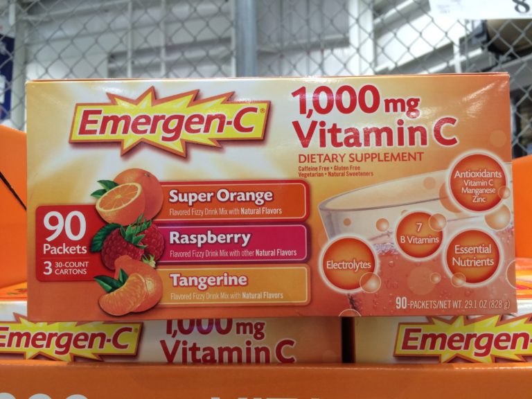 EmergenC Vitamin C 1000MG 90 CT Variety Pack CostcoChaser