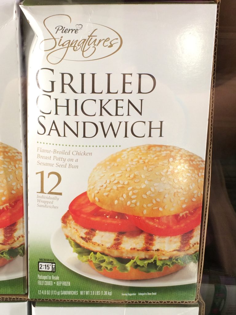 Pierre Foods Grilled Chicken Sandwich 12 Count CostcoChaser
