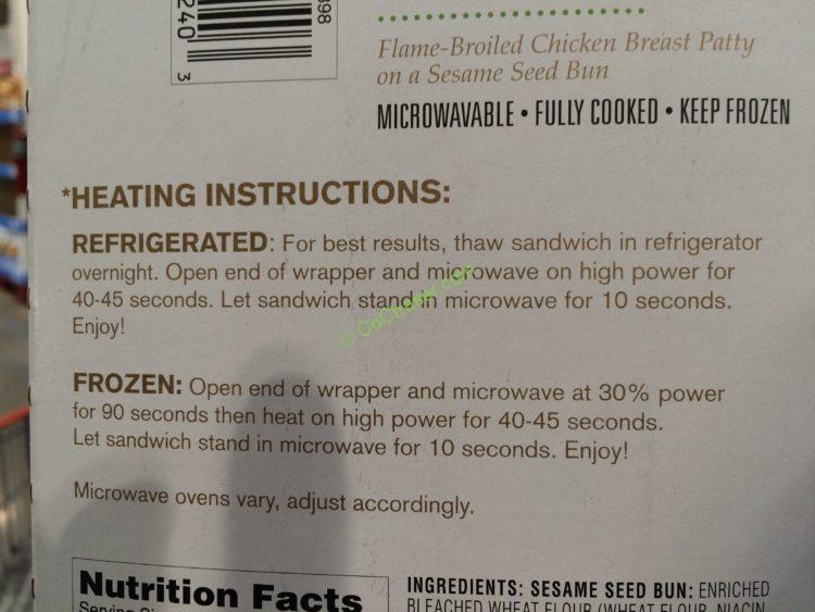 Costco563898PierreFoodsGrilledChickenSandwichins CostcoChaser