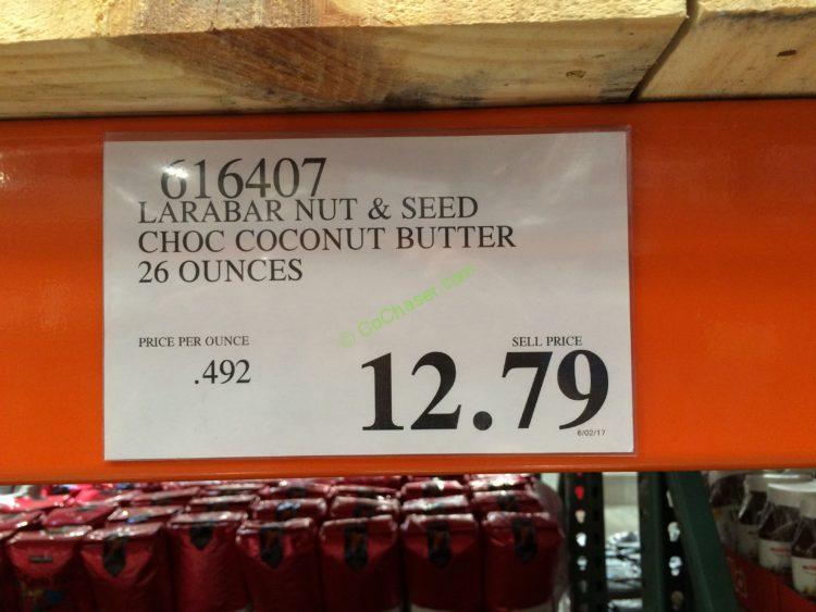 Costco616407LARANutsSeedChocCoconutButtertag CostcoChaser