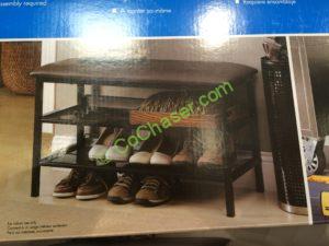 Costco-708651-Organize-It-All-Metal-Shoe-Rack-with-Cushion-use1