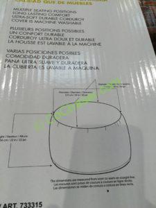 Lounge & CO Jumbo Lounger Foam Chair – CostcoChaser