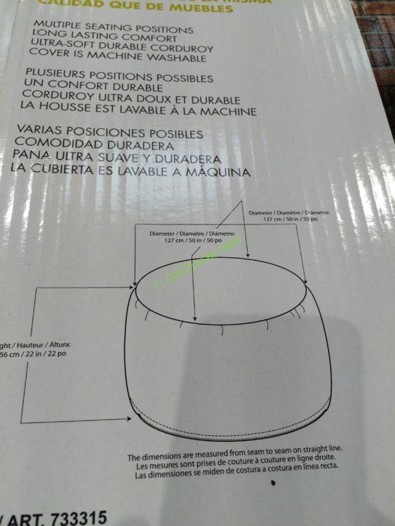 Costco733315LoungeCOJumboLoungerFoamChairsize1 CostcoChaser