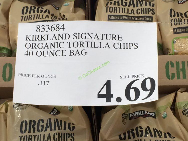 Kirkland Signature Organic Tortilla Chips 40 Ounce Bag CostcoChaser