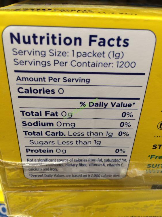 Splenda No Calorie Sweetener 1200 Count Box CostcoChaser
