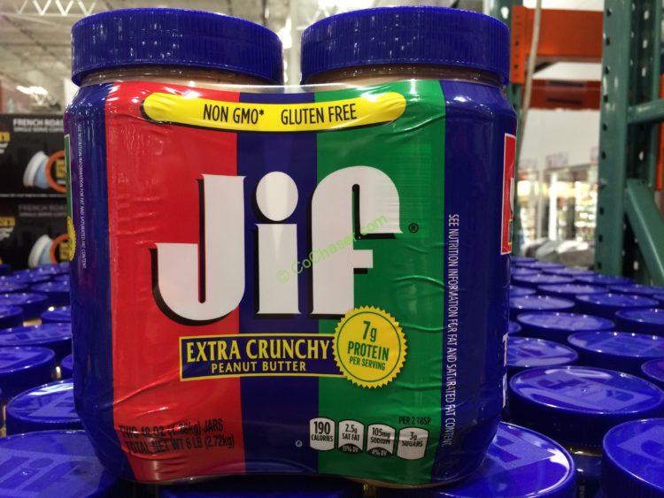 Jif Crunchy Peanut Butter 2/48 Ounce Jars