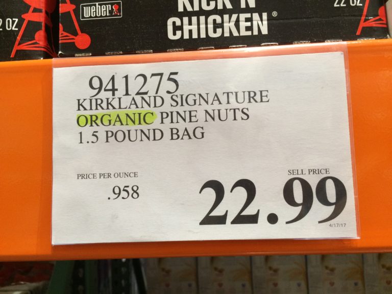 Kirkland Signature Organic Pine Nuts 1.5 Pound Bag CostcoChaser