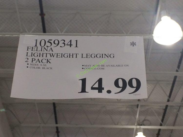 Felina Ladies Lightweight Legging 2 PK CostcoChaser
