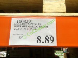 Costco-1008291-Mcclure’s-Pickles-Gourmet-Garlic-Spears-tag