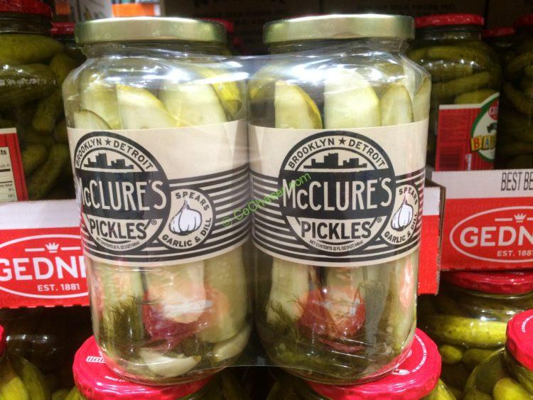 Mcclure’s Pickles Gourmet Garlic Spears 2/32 Ounce Jars