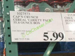 Costco-1027573-Cap’N-Crunch-Cereal-Variety-Pack-tag