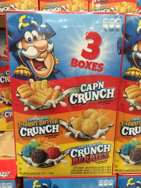 Cap’N Crunch Cereal Variety Pack 55.8 Ounce Box