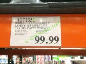 Costco-1071350-Dorel-Juvebile-Group-Safety-1st-Multi-Fit-Car-Seat-tag