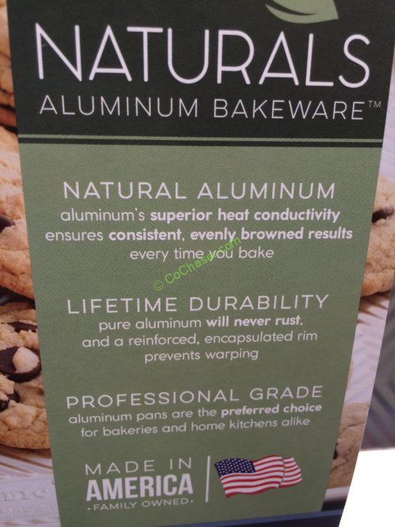 Costco1071570NordicWare3PCPrismAluminumBakingSheetsspec