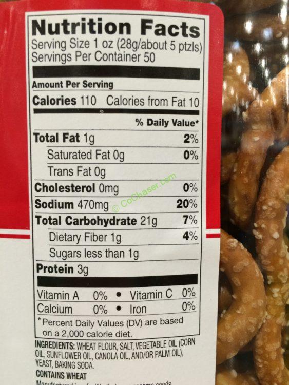 Bounin Sourdough Pretzels 50 Ounce TUB CostcoChaser