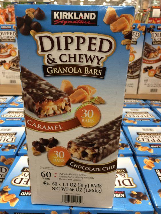 Kirkland Signature Dipped & Chewy Bar 60 Count Box