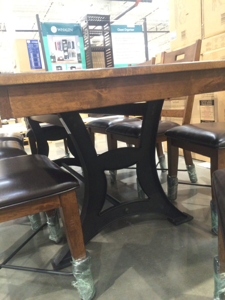 Costco1119052IMAGIOHomeFurniture9PCDiningSetwithCastIronBase