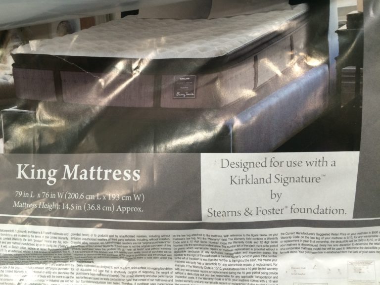 kirkland king mattress reviews
