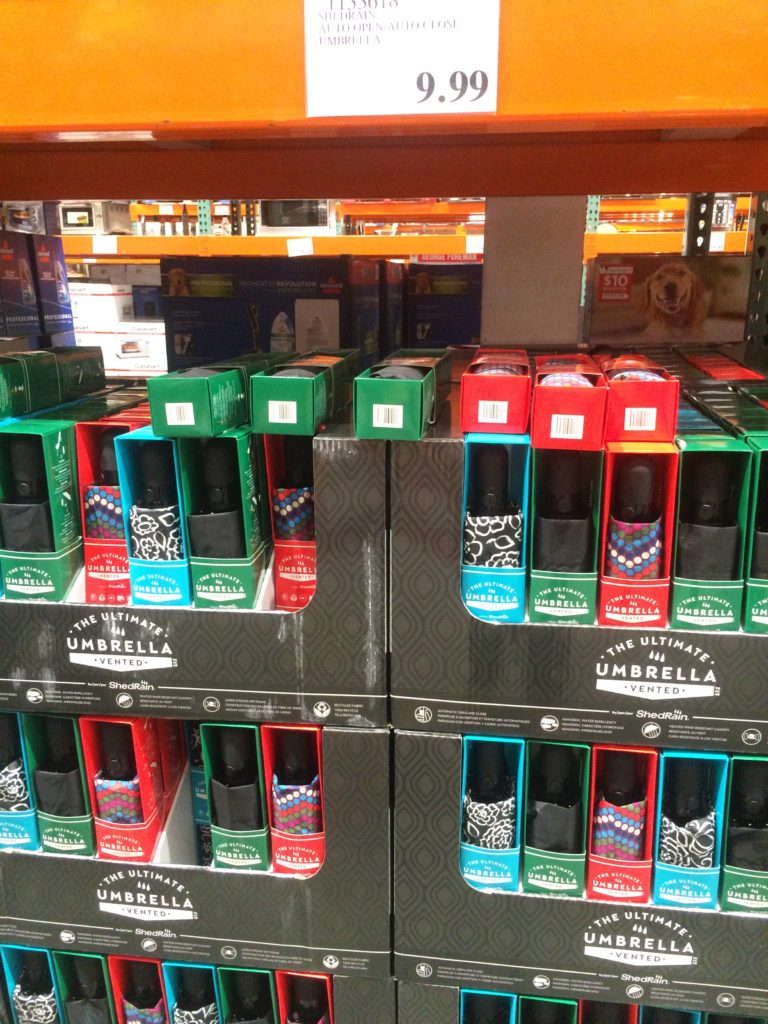 Shedrain Auto Open/Auto Close Umbrella CostcoChaser