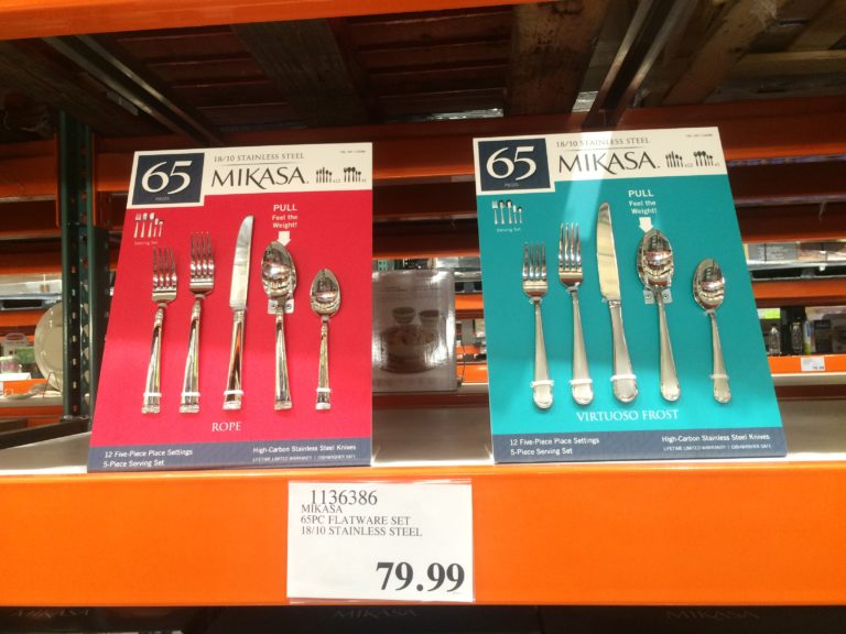 Mikasa 65PC Flatware Set 18/10 Stainless Steel CostcoChaser