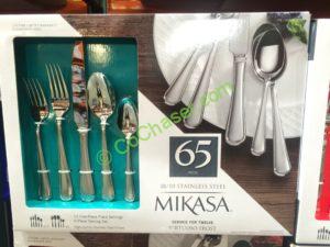 Costco-1136386-Mikasa-65PC-Flatware-Set-1810-Stainless-Steel-box1